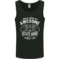 An Awesome Estate Agent Looks Like Mens Vest Tank Top Black