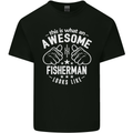 An Awesome Fisherman Looks Like Mens Cotton T-Shirt Tee Top Black