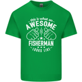 An Awesome Fisherman Looks Like Mens Cotton T-Shirt Tee Top Irish Green