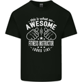 An Awesome Fitness Instructor Looks Like Mens Cotton T-Shirt Tee Top Black