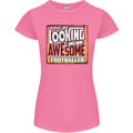 An Awesome Footballer Womens Petite Cut T-Shirt Azalea
