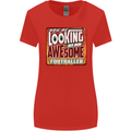 An Awesome Footballer Womens Wider Cut T-Shirt Red
