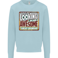 An Awesome Great Grandad Mens Sweatshirt Jumper Light Blue