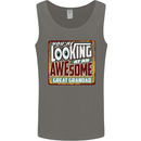 An Awesome Great Grandad Mens Vest Tank Top Charcoal