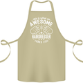 An Awesome Hairdresser Looks Like Cotton Apron 100% Organic Khaki