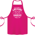 An Awesome Hairdresser Looks Like Cotton Apron 100% Organic Pink