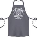 An Awesome Hairdresser Looks Like Cotton Apron 100% Organic Steel