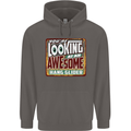 An Awesome Hang Glider Gliding Mens 80% Cotton Hoodie Charcoal
