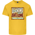 An Awesome Horse Rider Riding Equestrian Kids T-Shirt Childrens Yellow