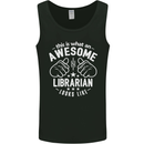 An Awesome Librarian Looks Like Mens Vest Tank Top Black