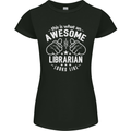 An Awesome Librarian Looks Like Womens Petite Cut T-Shirt Black