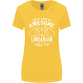 An Awesome Librarian Looks Like Womens Wider Cut T-Shirt Yellow