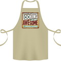 An Awesome Lifeguard Cotton Apron 100% Organic Khaki