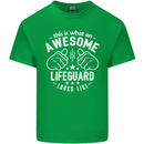 An Awesome Lifeguard Looks Like Mens Cotton T-Shirt Tee Top Irish Green