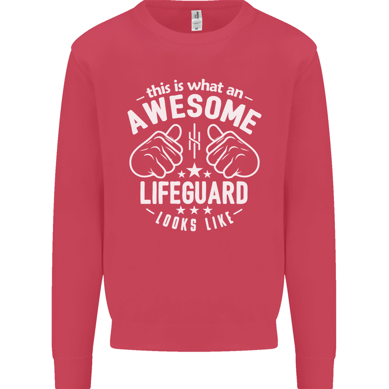 An Awesome Lifeguard Looks Like Mens Sweatshirt Jumper Heliconia