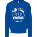 An Awesome Lifeguard Looks Like Mens Sweatshirt Jumper Royal Blue