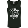 An Awesome Lifeguard Looks Like Mens Vest Tank Top Black