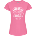 An Awesome Lifeguard Looks Like Womens Petite Cut T-Shirt Azalea