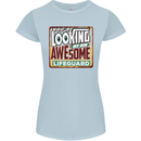 An Awesome Lifeguard Womens Petite Cut T-Shirt Light Blue