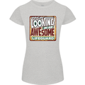 An Awesome Lifeguard Womens Petite Cut T-Shirt Sports Grey