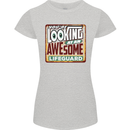 An Awesome Lifeguard Womens Petite Cut T-Shirt Sports Grey