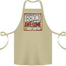 An Awesome Lorry Driver Funny Lorries Cotton Apron 100% Organic Khaki