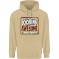 An Awesome Lorry Driver Funny Lorries Mens 80% Cotton Hoodie Sand
