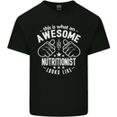 An Awesome Nutritionist Looks Like Mens Cotton T-Shirt Tee Top Black