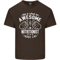 An Awesome Nutritionist Looks Like Mens Cotton T-Shirt Tee Top Dark Chocolate