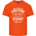 An Awesome Nutritionist Looks Like Mens Cotton T-Shirt Tee Top Orange