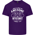 An Awesome Nutritionist Looks Like Mens Cotton T-Shirt Tee Top Purple