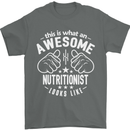 An Awesome Nutritionist Looks Like Mens T-Shirt Cotton Gildan Charcoal