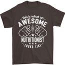 An Awesome Nutritionist Looks Like Mens T-Shirt Cotton Gildan Dark Chocolate
