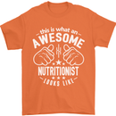 An Awesome Nutritionist Looks Like Mens T-Shirt Cotton Gildan Orange