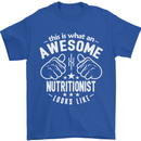 An Awesome Nutritionist Looks Like Mens T-Shirt Cotton Gildan Royal Blue