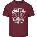 An Awesome Paralegal Looks Like Mens Cotton T-Shirt Tee Top Maroon