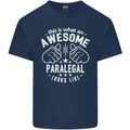 An Awesome Paralegal Looks Like Mens Cotton T-Shirt Tee Top Navy Blue