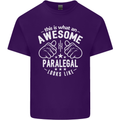 An Awesome Paralegal Looks Like Mens Cotton T-Shirt Tee Top Purple