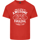 An Awesome Paralegal Looks Like Mens Cotton T-Shirt Tee Top Red