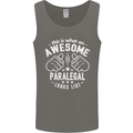 An Awesome Paralegal Looks Like Mens Vest Tank Top Charcoal