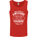 An Awesome Paramedic Looks Like Mens Vest Tank Top Red