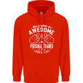 An Awesome Personal Trainer Looks Like Mens 80% Cotton Hoodie Bright Red