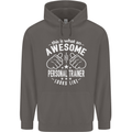 An Awesome Personal Trainer Looks Like Mens 80% Cotton Hoodie Charcoal