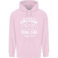An Awesome Personal Trainer Looks Like Mens 80% Cotton Hoodie Light Pink