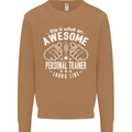 An Awesome Personal Trainer Looks Like Mens Sweatshirt Jumper Caramel Latte