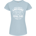 An Awesome Personal Trainer Looks Like Womens Petite Cut T-Shirt Light Blue