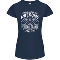 An Awesome Personal Trainer Looks Like Womens Petite Cut T-Shirt Navy Blue