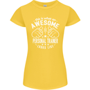 An Awesome Personal Trainer Looks Like Womens Petite Cut T-Shirt Yellow