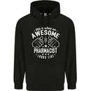 An Awesome Pharmacist Looks Like Mens 80% Cotton Hoodie Black