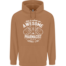 An Awesome Pharmacist Looks Like Mens 80% Cotton Hoodie Caramel Latte